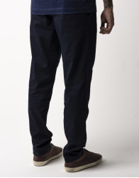 Scissor Scriptor Dark Blue Fine Cotton Drawstring Chinos thumbnail 3